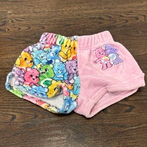 Iscream Girl’s Multicolor and Pink Care Bear Pajama Shorts Size X Small